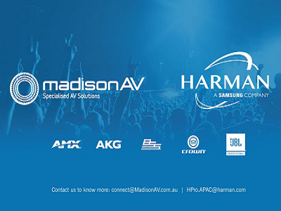 MadisonAV appointed by HARMAN Professional Solutions